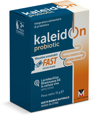 KALEIDON PROBIOTIC FAST BIANCO NATURALE 10 BUSTE OROSOLUBILI - Farmadott.it