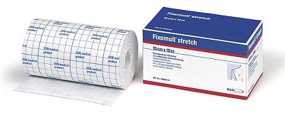 FASCIA AUTOADESIVA IPOALLERGENICA FIXOMULL STRETCH PER FISSAGGIO CATETERI M 5 X 5 CM - Farmadott.it