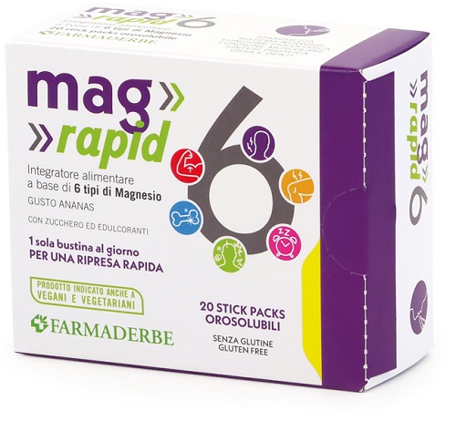 MAG 6 RAPID 20 STICK DA 1,5 G - Farmadott.it