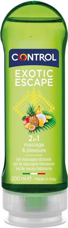 CONTROL GEL PER MASSAGGI EXOTIC ESCAPE 200 ML - Farmadott.it