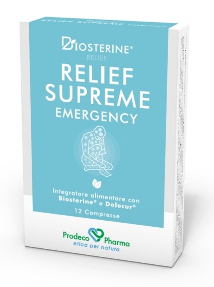 BIOSTERINE RELIEF SUPREME EMERGENCY 12 COMPRESSE - Farmadott.it