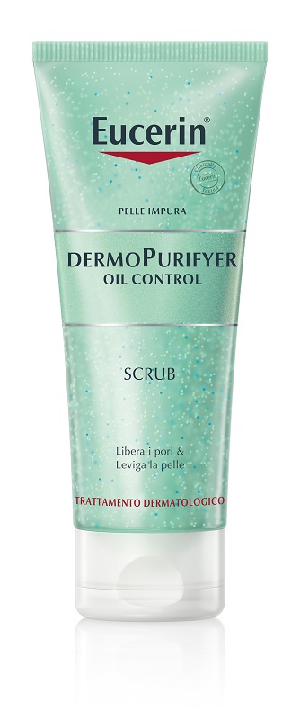 EUCERIN PELLE IMPURA DERMOPURIFYER OIL CONTROL SCRUB 100 ML - Farmadott.it