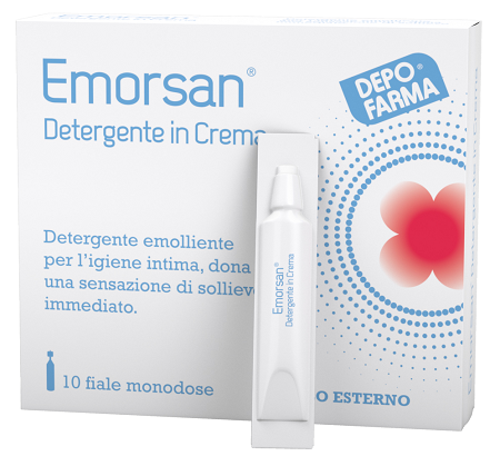 EMORSAN DETERGENTE IN CREMA 10 FIALE MONODOSE DA 3,5 ML - Farmadott.it