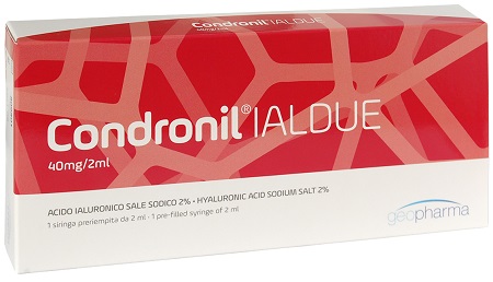 SIRINGA INTRA-ARTICOLARE CONDRONIL IALDUE PRERIEMPITA ACIDO IALURONICO SALE SODICO 40 MG 2 ML - Farmadott.it