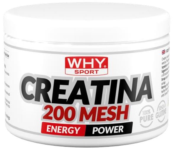 WHYSPORT CREATINA 200 MESH 200 G GUSTO NEUTRO SENZA GLUTINE - Farmadott.it