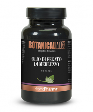 OLIO DI FEGATO DI MERLUZZO BOTANICAL MIX 60 PERLE - Farmadott.it