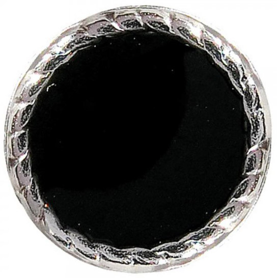 ORECCHINI STERILI IN135C NIOBIO DISCO NERO - Farmadott.it