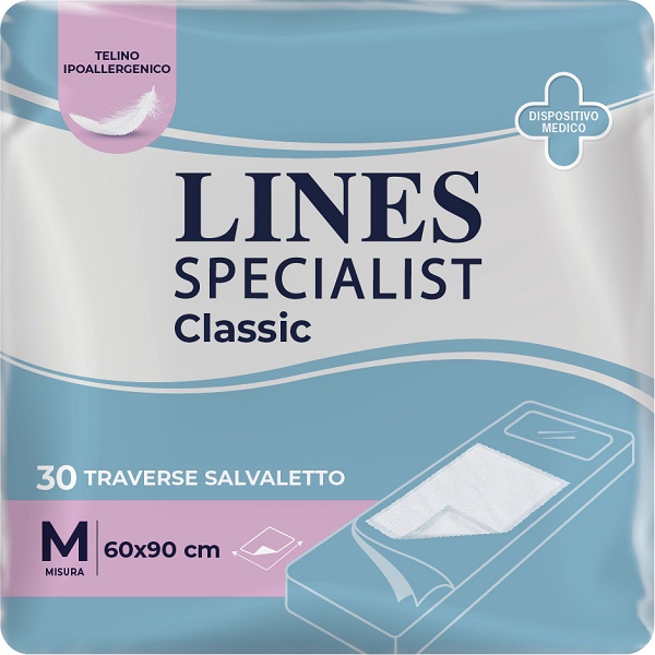 TRAVERSA ASSORBENTE LINES SPECIALIST CLASSIC MISURA 60X90 CM 30 PEZZI - Farmadott.it