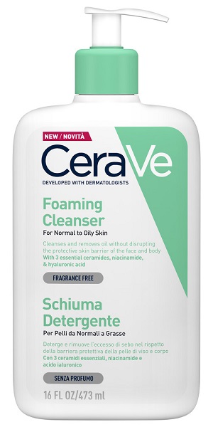 CERAVE SCHIUMA DETERGENTE VISO 473 ML - Farmadott.it