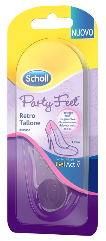 PLANTARE ORTOPEDICO PER RETRO TALLONE PARTY FEET SCHOLL GEL ACTIV 1 PAIO - Farmadott.it