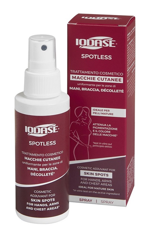 IODASE SPOTLESS TRATTAMENTO AGE SPOTS MANI BRACCIA DECOLLETE SPRAY 100 ML - Farmadott.it