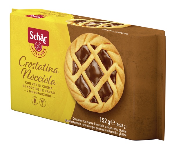 SCHAR CROSTATINA NOCCIOLA 4 MONOPORZIONI DA 38 G - Farmadott.it