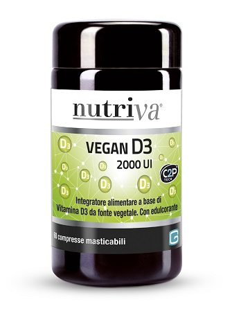 NUTRIVA VEGAN D3 60 COMPRESSE 2000 UI - Farmadott.it