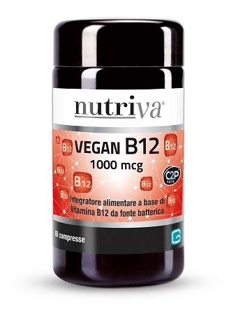 NUTRIVA VEGAN B12 60 COMPRESSE 1000MCG - Farmadott.it