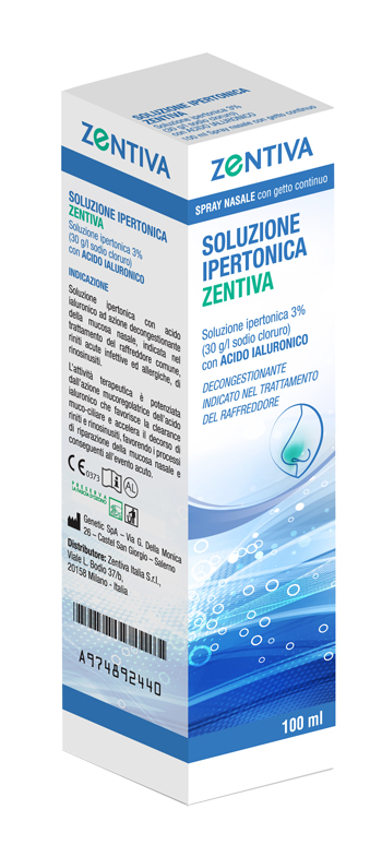 SOLUZIONE IPERTONICA ZENTIVA SPRAY NASALE 100 ML - Farmadott.it