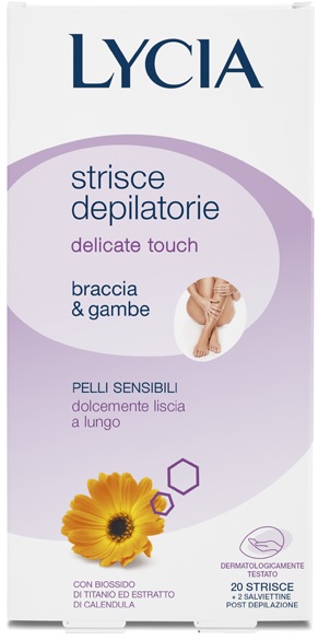 LYCIA 20 STRISCE BRACCIA/GAMBE PELLI DELICATE 12 PEZZI - Farmadott.it
