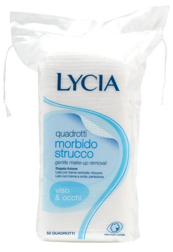 LYCIA 50 QUADROTTI COTONE STRISCIA 12 PEZZI - Farmadott.it