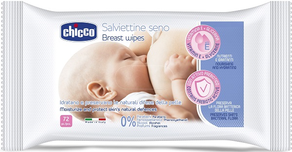CHICCO SALVIETTE DETERGENTI PER IL SENO 72 PEZZI - Farmadott.it