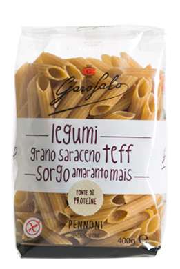 GAROFALO PENNONI PASTA SENZA GLUTINE LEGUMI E CEREALI 400 G - Farmadott.it