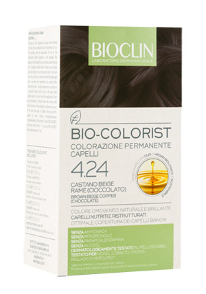 BIOCLIN BIO COLORIST 4,24 CASTANO BEIGE RAME CIOCCOLATO - Farmadott.it