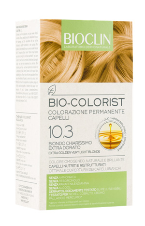 BIOCLIN BIO COLORIST 10,3 BIONDO CHIARISSIMO EXTRA DORATO - Farmadott.it