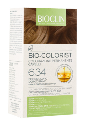 BIOCLIN BIO COLORIST 6,34 BIONDO SCURO DORATO RAME - Farmadott.it