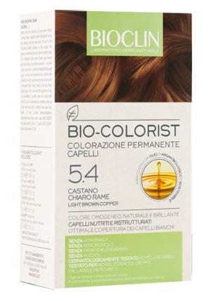 BIOCLIN BIO COLORIST 5,4 CASTANO CHIARO RAME - Farmadott.it