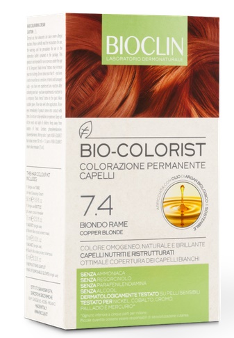 BIOCLIN BIO COLORIST 7,4 BIONDO RAME - Farmadott.it