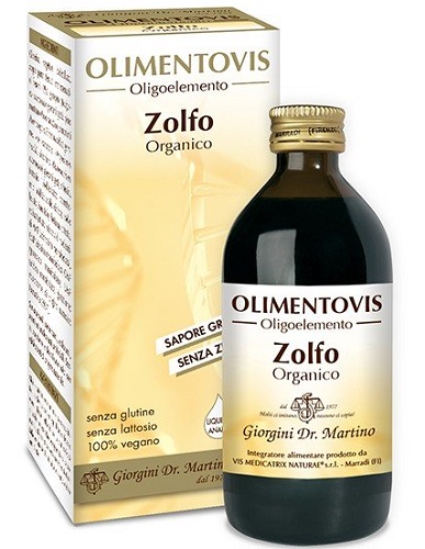 ZOLFO ORGANICO OLIMENTOVIS 200 ML - Farmadott.it