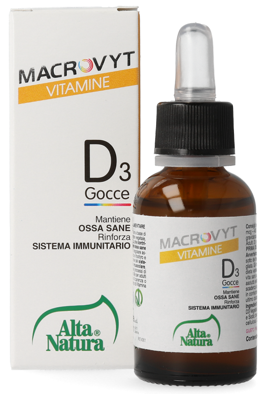 MACROVYT VITAMINA D3 VEG GOCCE 30 ML - Farmadott.it