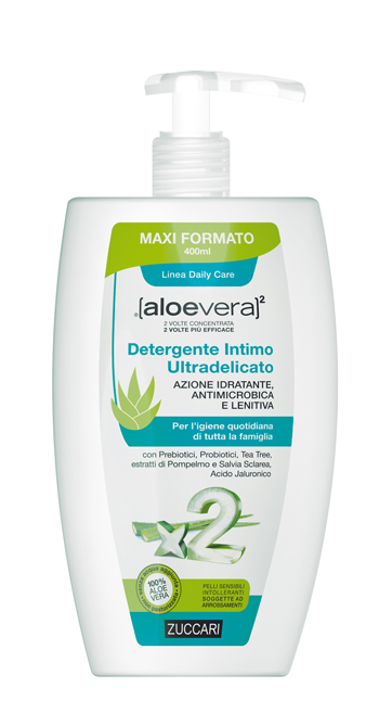 ALOEVERA2 DETERGENTE INTIMO ULTRADELICATO 400 ML - Farmadott.it