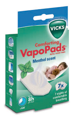 VICKS VAPOPADS MENTHOL SCENT 7 PEZZI - Farmadott.it