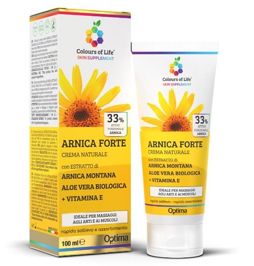COLOURS OF LIFE SKIN SUPPLEMENT ARNICA FORTE 33% CREMA 100 ML - Farmadott.it