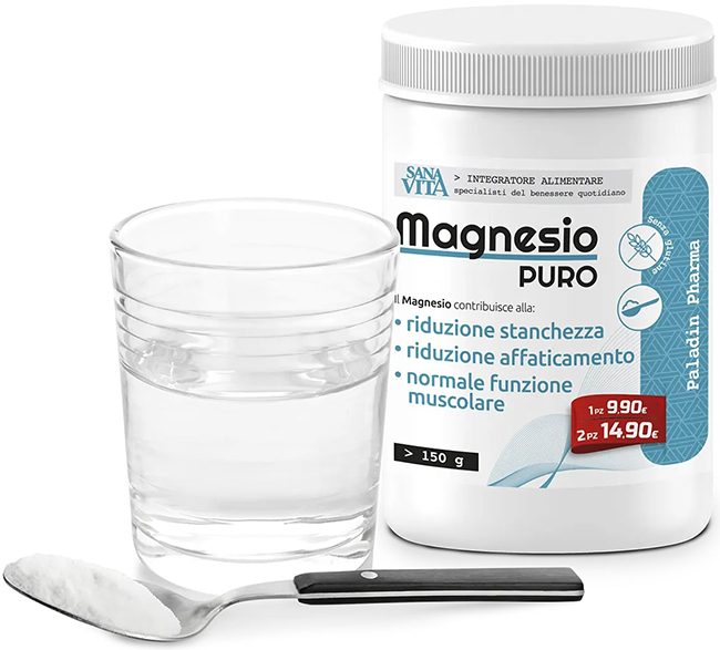 SANAVITA MAGNESIO PURO 150 G - Farmadott.it
