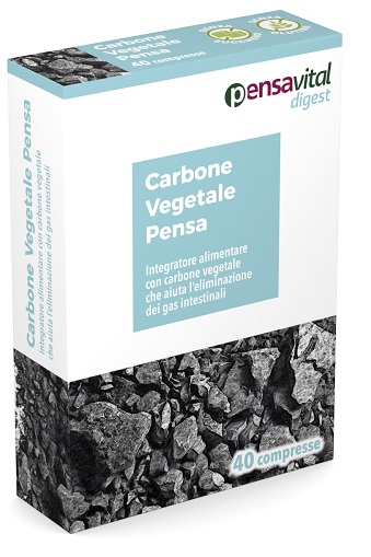CARBONE VEGETALE PENSA 40 COMPRESSE - Farmadott.it