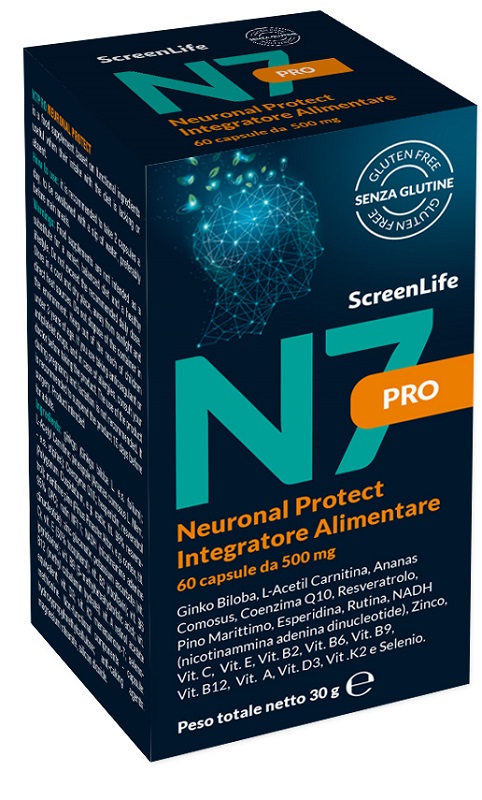 N7PRO NEURONAL PROTECT 60 COMPRESSE INTEGRATORE CEFALLE EMICRANIA MAL DI TESTA - Farmadott.it