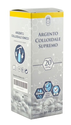 ARGENTO COLLOIDALE SUPREMO 20PPM CERTIFICATO SPRAY CON CONTAGOCCE + EROGATORE NASO + EROGATORE GOLA + EROGATORE PELLE - Farmadott.it