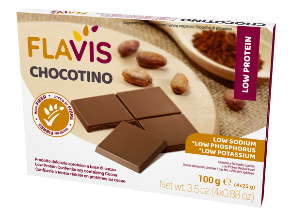 FLAVIS CHOCOTINO 4 PORZIONI DA 25 G - Farmadott.it
