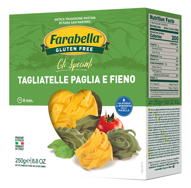 FARABELLA TAGLIATELLE PAGLIA FIENO 250 G - Farmadott.it