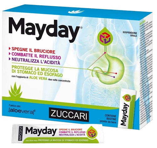 MAYDAY SOSPENSIONE PER USO ORALE ALLA MENTA 24 BUSTINE 10 ML - Farmadott.it