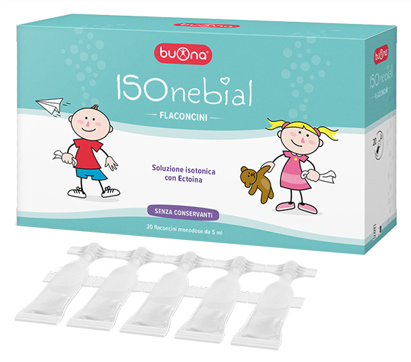 ISONEBIAL FLACONCINI SOLUZIONE ISOTONICA 0,9% CON AGGIUNTA DI ECTOINA 20X5 ML - Farmadott.it