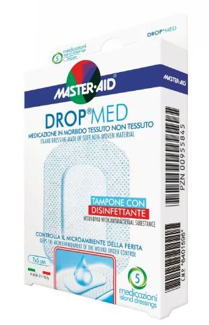 MEDICAZIONE MASTER-AID DROP MED 10 X 10 CM 5 PEZZI - Farmadott.it