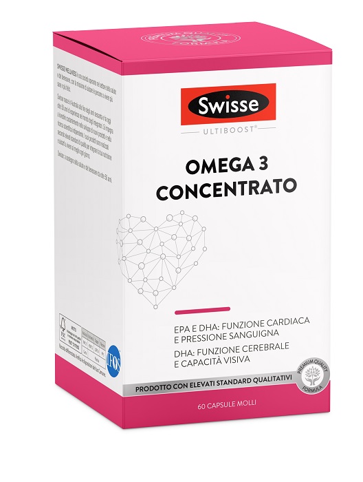 SWISSE OMEGA 3 CONCENTRATO 60 CAPSULE MOLLI DA 2440 MG - Farmadott.it