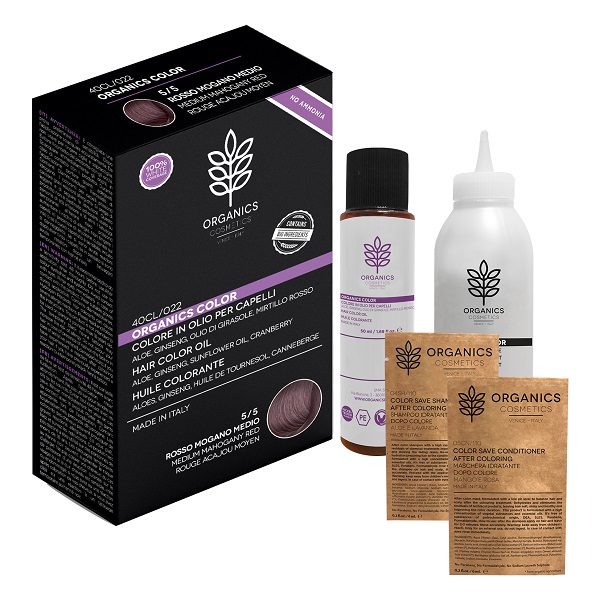 ORGANICS PHARM ORGANICS COLOR 5/5 ROSSO MOGANO MEDIO - Farmadott.it