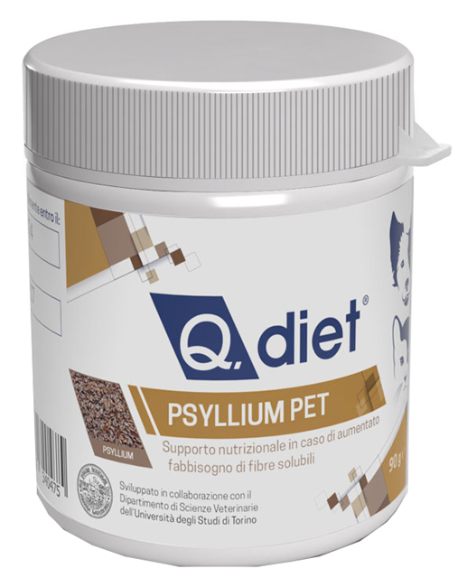 Q DIET PSYLLIUM PET POLVERE 90 G - Farmadott.it