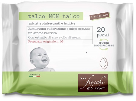 FIOCCHI DI RISO SALVIETTE TALCO NON TALCO - Farmadott.it