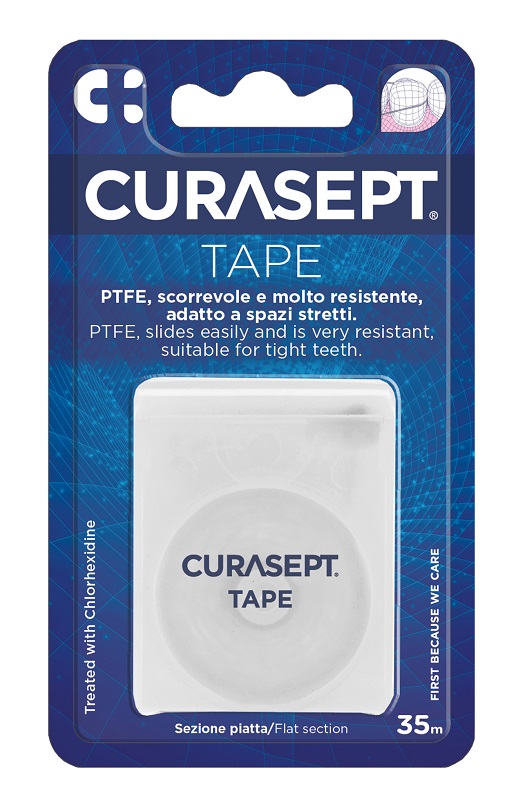 CURASEPT FLOSS PTFE TAPE CLOREXIDINA - Farmadott.it