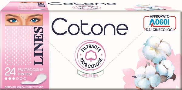 LINES COTONE PROTEGGISLIP DISTESI 24 PEZZI - Farmadott.it