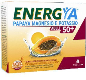 ENERGYA PAPAYA MAGNESIO POTASSIO 50+ 14 BUSTINE - Farmadott.it