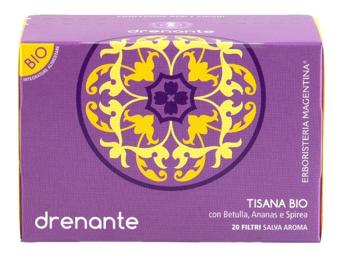 TISANA DRENANTE BIO 20 FILTRI - Farmadott.it